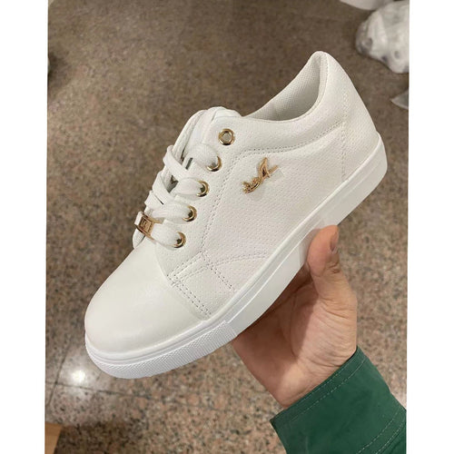 Drune Damen-Sneaker: Flache, atmungsaktive Schnürschuhe für Mädchen