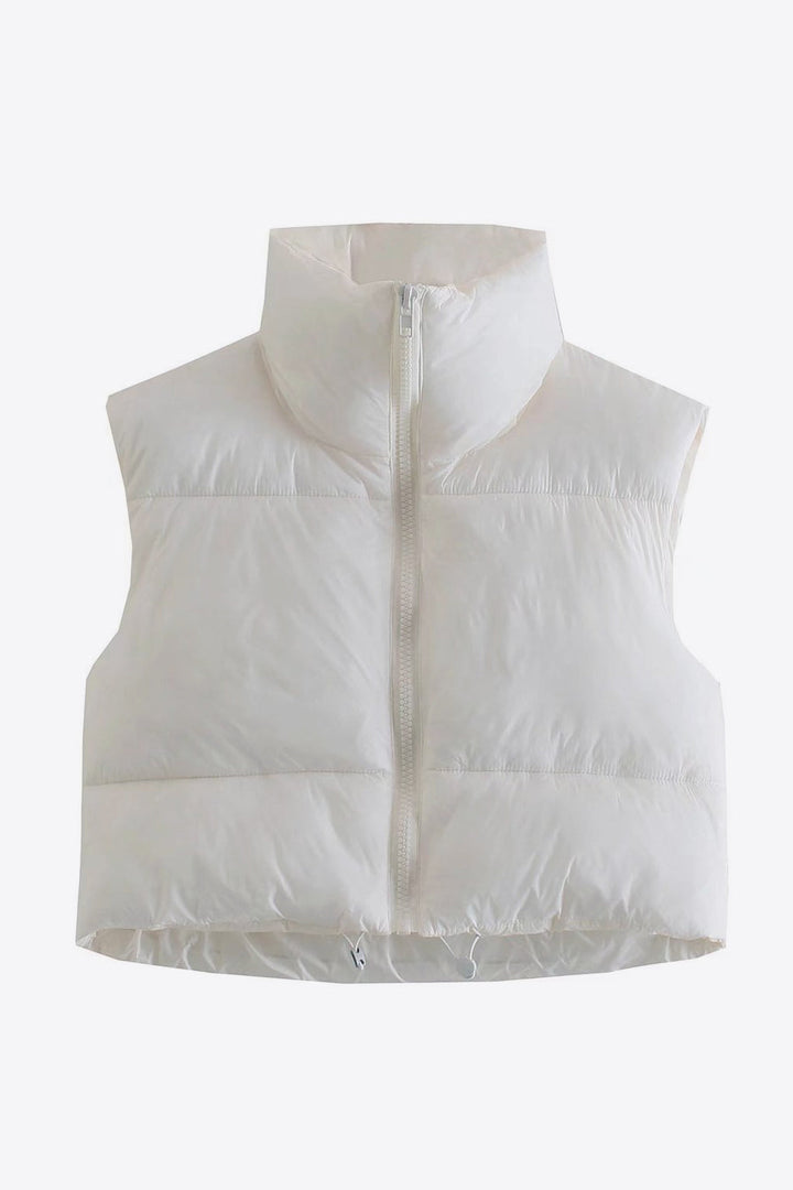 Drune | Zip-Up Drawstring Puffer Weste