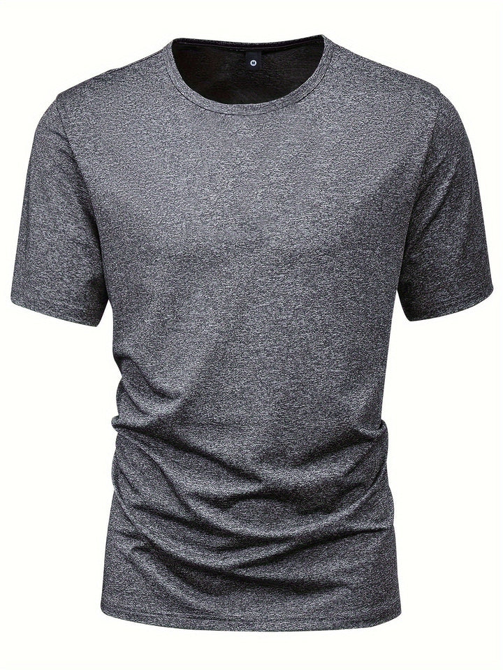 Drune | 3er Pack Herren T-shirts Mit Kurzen Ärmeln, Sommerliche Einfarbige Farbe