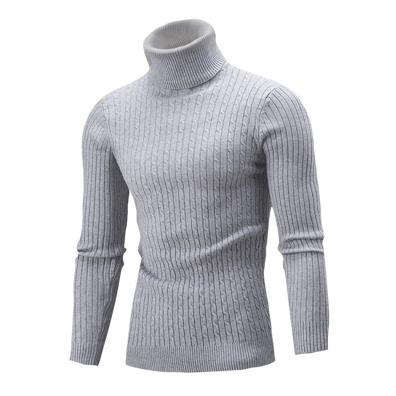 Drune | Luxuriöser gestrickter Rollkragenpullover für Männer