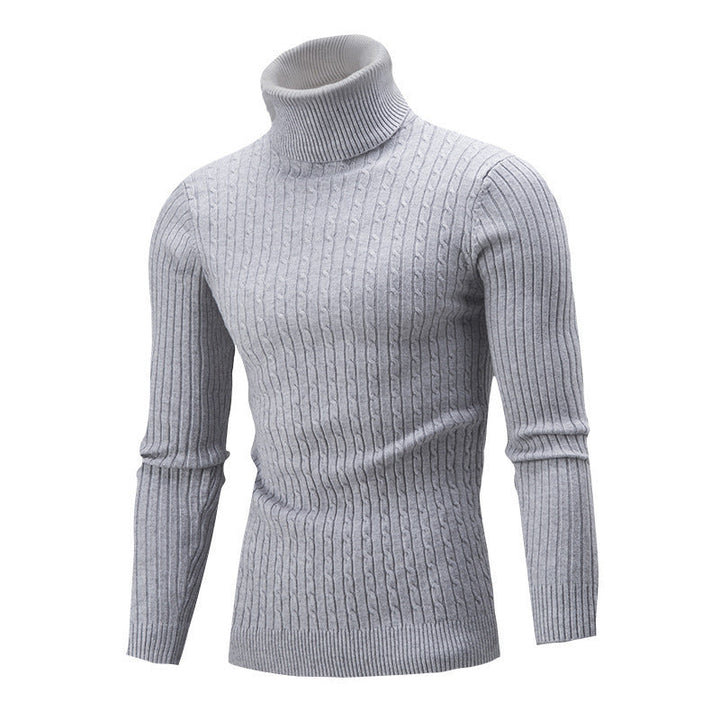 Drune | Luxuriöser gestrickter Rollkragenpullover für Männer