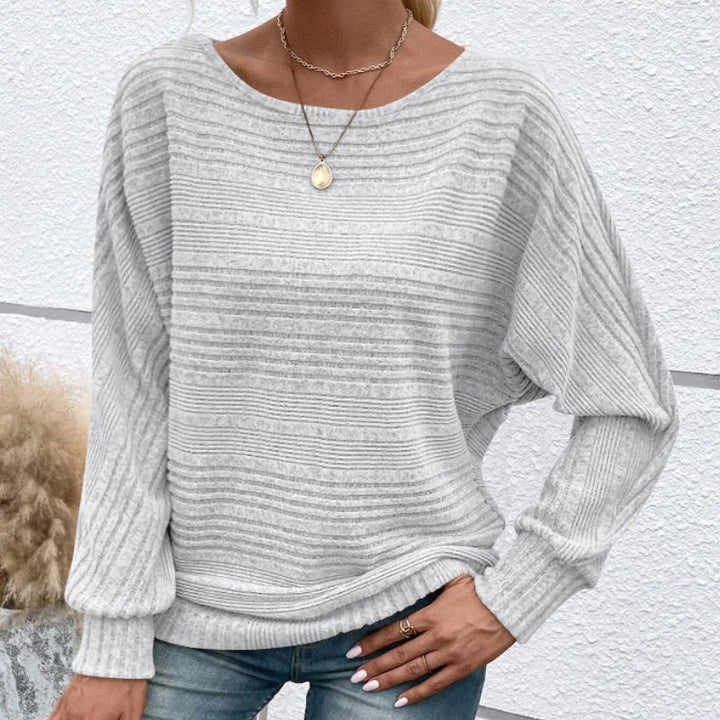 Drune | Langarmshirt mit Rundhals und Streifen