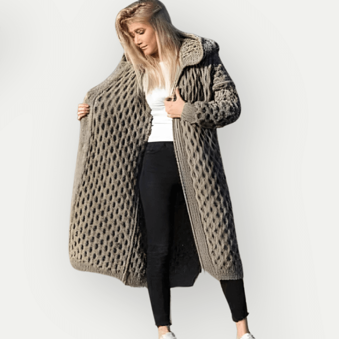 Drune | Damen Kapuzenjacke mit langen Ärmeln