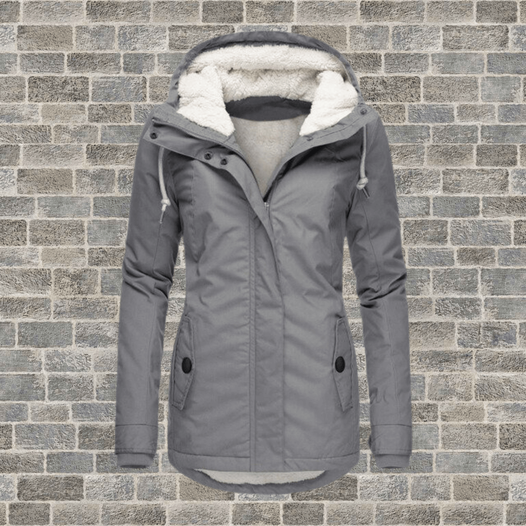 Drune | Damen Lange Winterjacke mit luxuriösem Pelzfutter