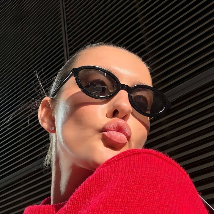 Drune | Ovale Sonnenbrille mit kleinem Rahmen