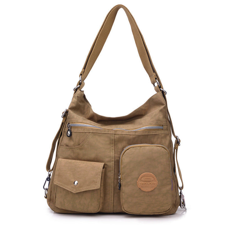 Drune | Designer Handtasche Aus Wasserfestem Bylon Stoff Mit Großem Fassungsvermögen