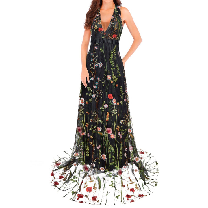 Drune | Fabulous Ärmelloses besticktes Kleid