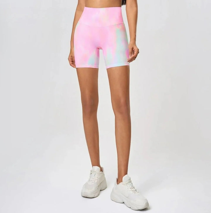 Drune | Eis Seide Yoga-Shorts für Frauen