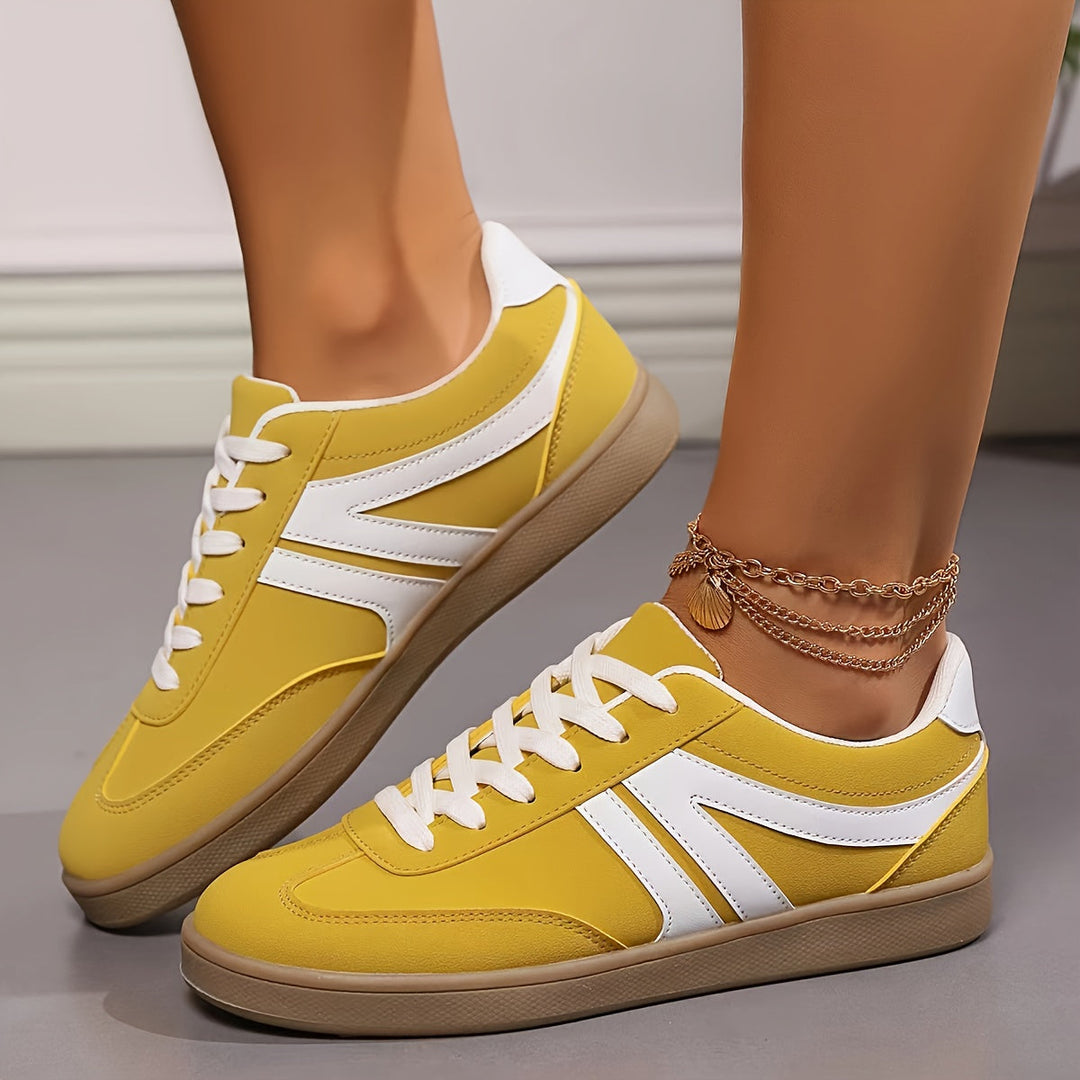Drune | Bequeme Damensneaker In Einfarbigen Farben