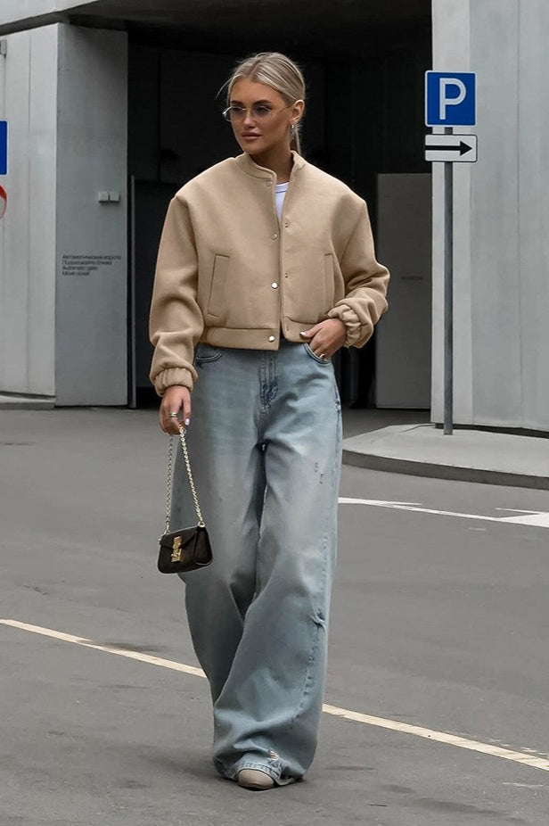 Drune | Woll Stehkragenjacke