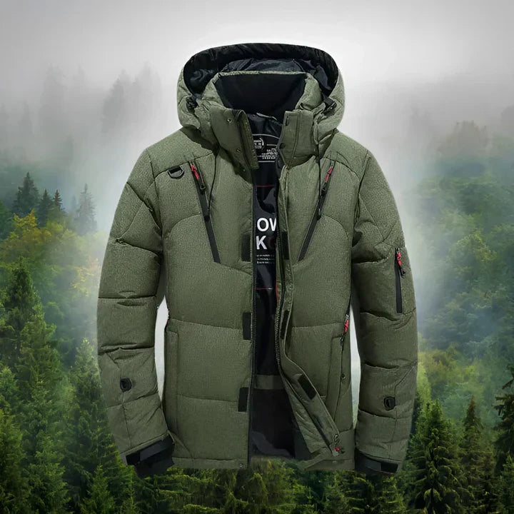 Drune | Lässig Mittellang mit Schnur für Frauen Ideal für Herbst Winter