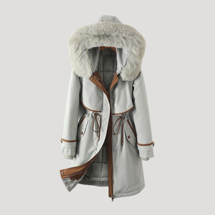 Drune | Damen Lange Kunstpelz Winter Parka Wasserdicht