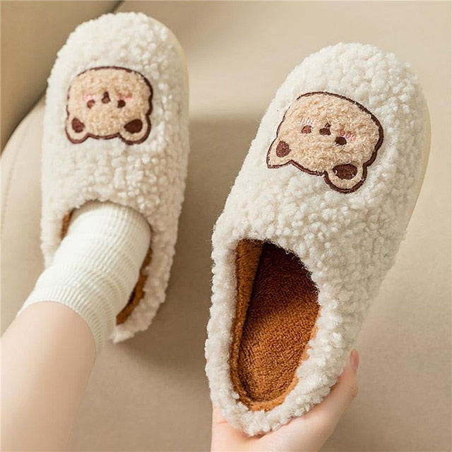 Drune | Bequeme Damen Hausschuhe mit Tiermuster