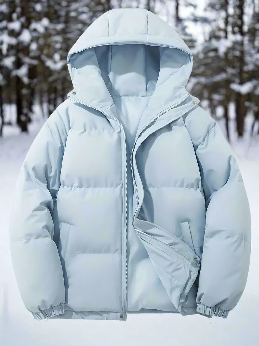 Drune | Pufferjacke Gepolstert Und Isolierend Kapuze Und Reißverschluss Praktische Taschen