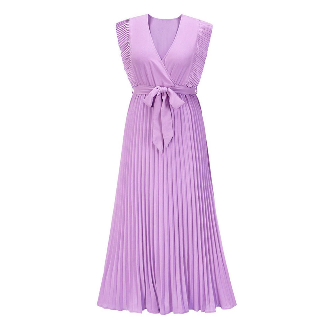 Drune | Plissee-Kleid aus Chiffon