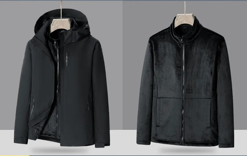 Drune | Schwere 3-in-1 Windbreaker-Jacke
