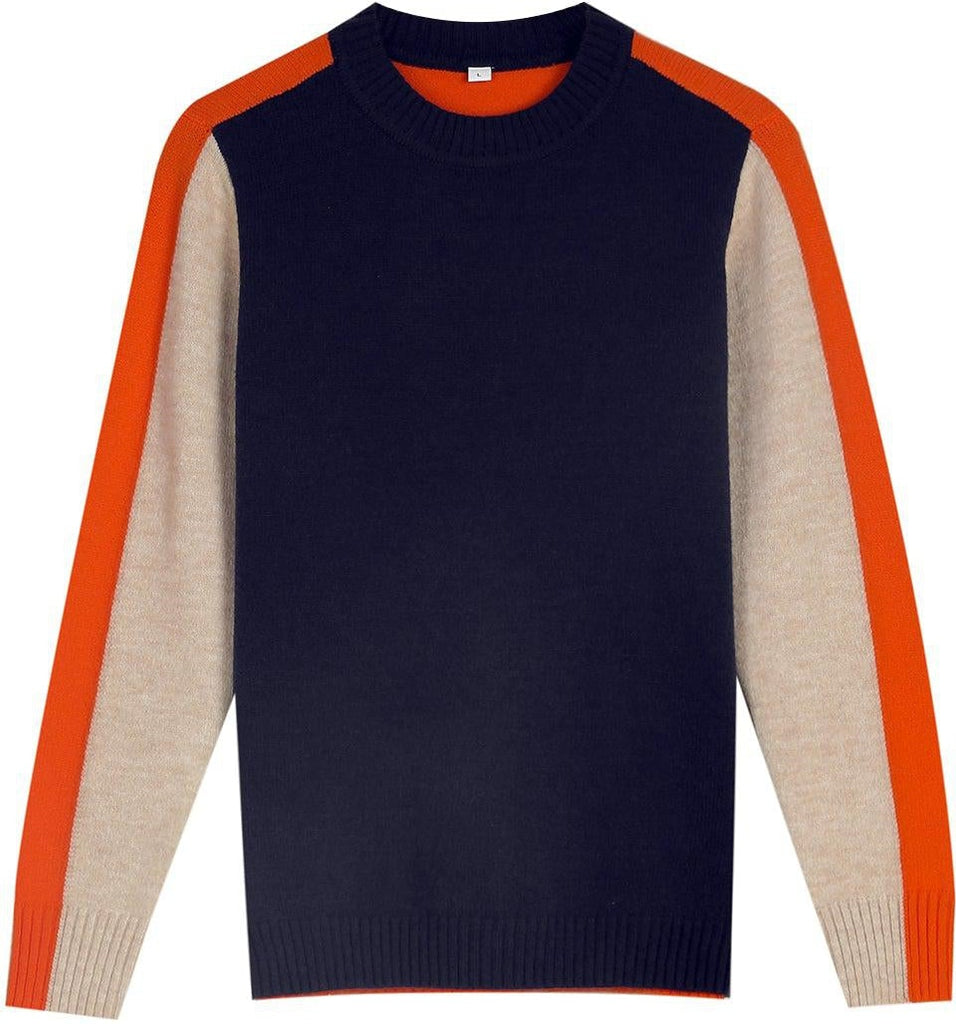 Drune | Pullover mit Farbblock-Design und modernem Schnitt - Perfekt für Büro und Freizeit