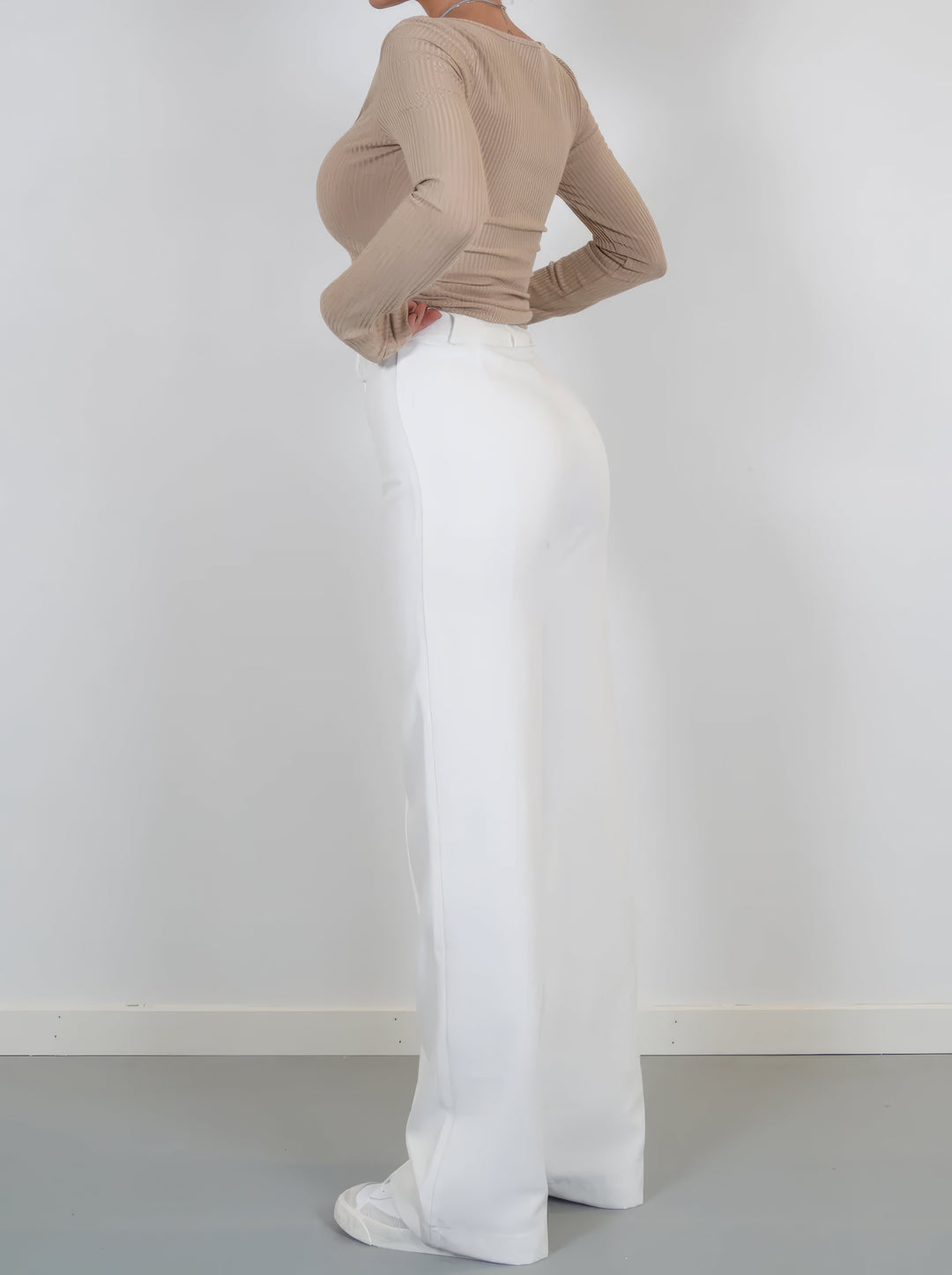Drune | Taille Damenhose mit Gerader Passform