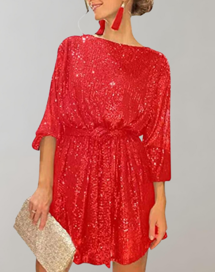 Drune -  Glitzerndes Paillettenkleid für Damen