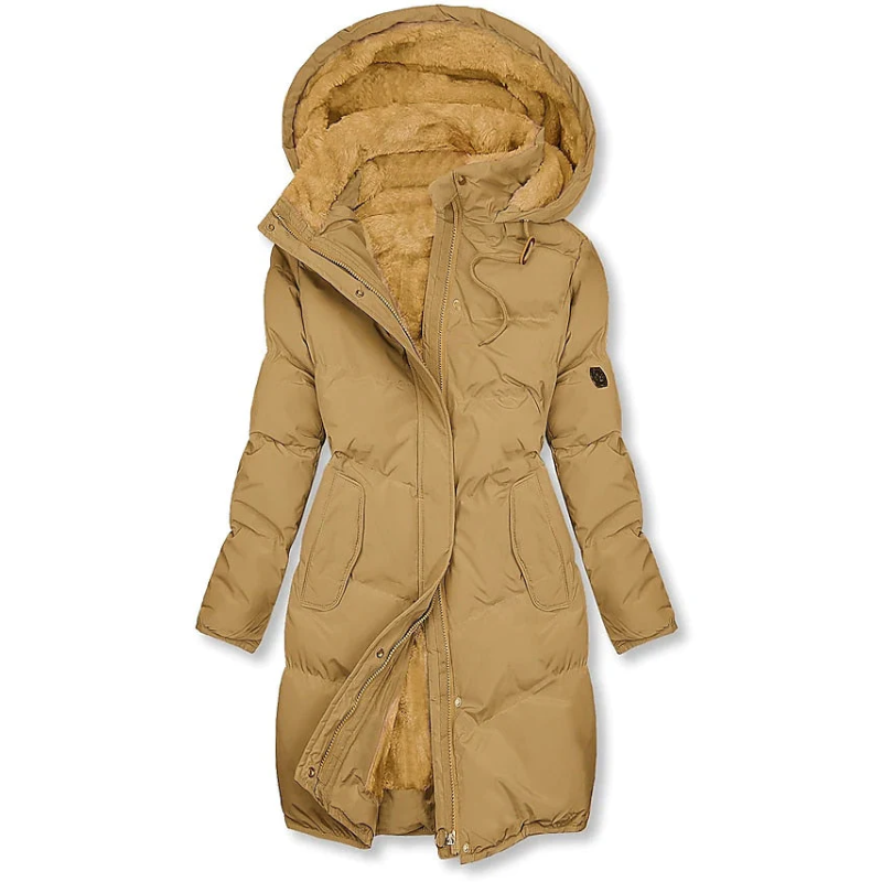 Drune | Lange Winterjacke - Gefutterd mit Kapuze