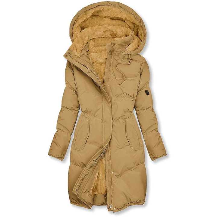 Drune | Lange Winterjacke - Gefutterd mit Kapuze