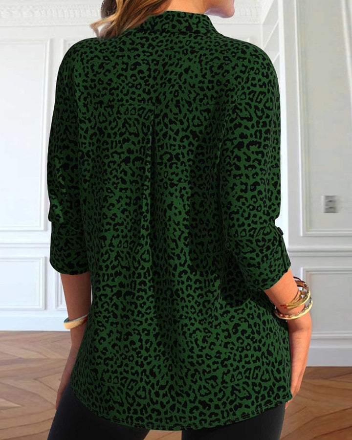 Drune | Leopardenmuster und Revers