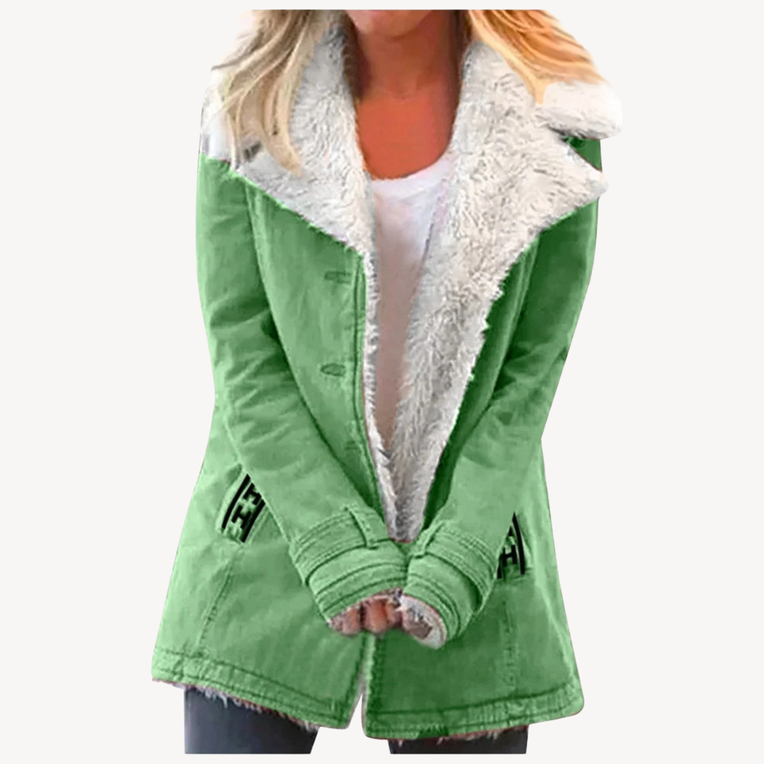 Drune | Damen fleecegefütterte Winterjacke