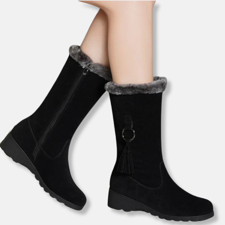 Drune | Stiefel - Mittelknöchel Schaft - Niedriger Keilabsatz