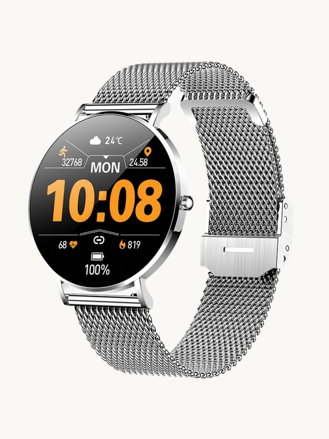 Drune | Ultra Dünne Elegante Damen Smartwatch