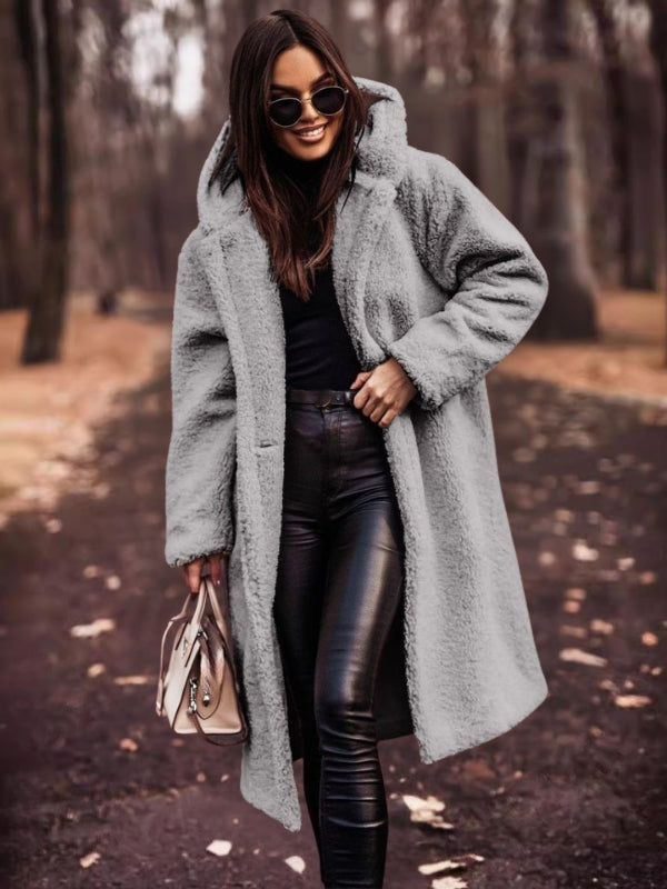 Drune | Damen-Trenchcoat mit Gürtel und doppelt geknöpftem Verschluss