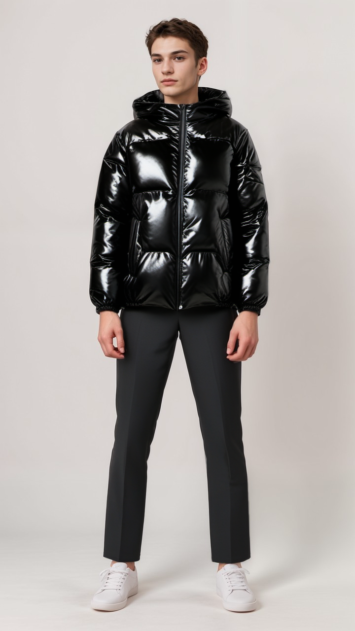 Drune | Gepolsterte Winterjacke mit Kapuze Polyester Warm und Wasserabweisend
