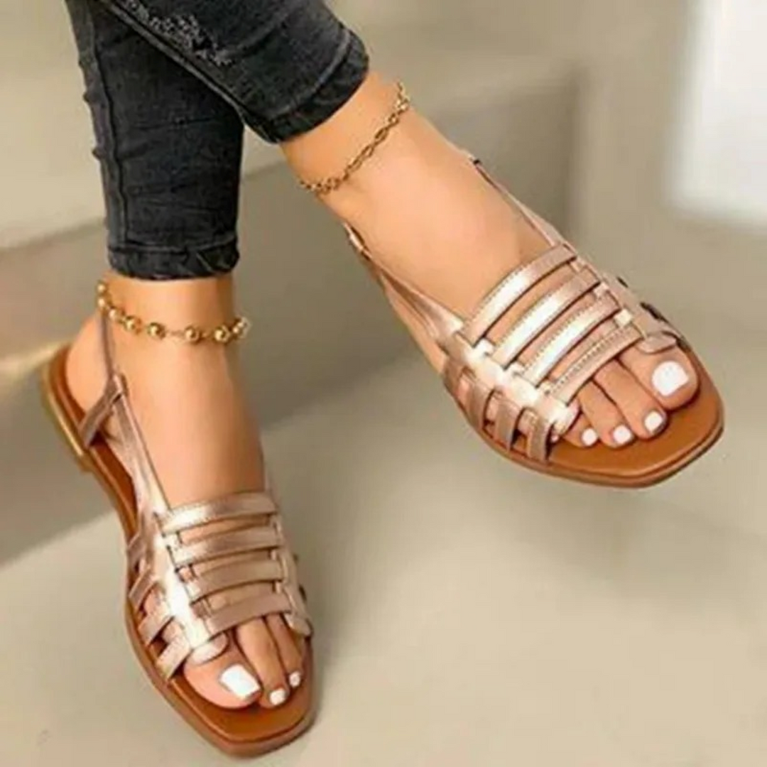 Drune | Sandalen Mit Flacher Sohle