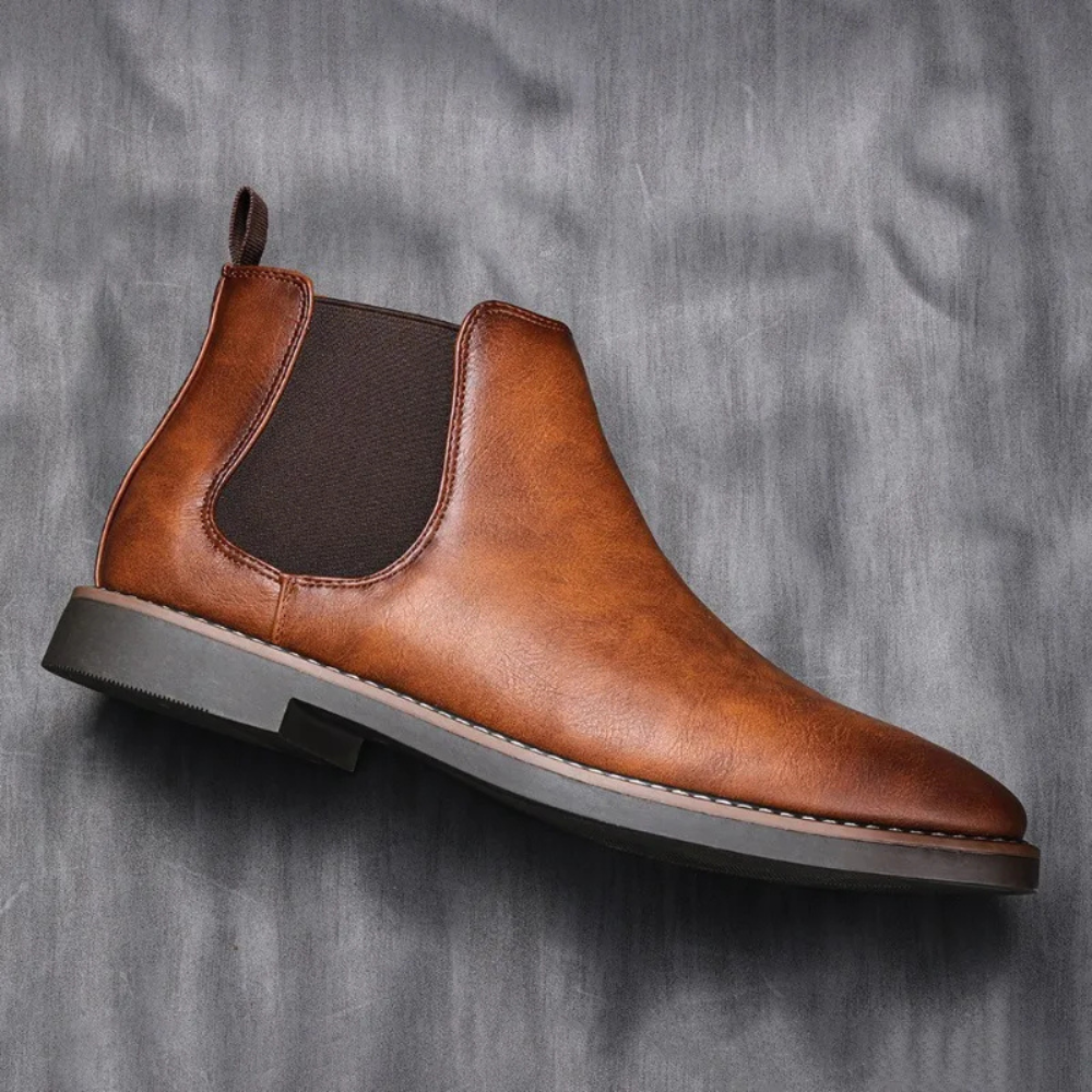 Drune | Klassische Herrenschuhe Stiefel Im Chelsea Stil Aus Leder