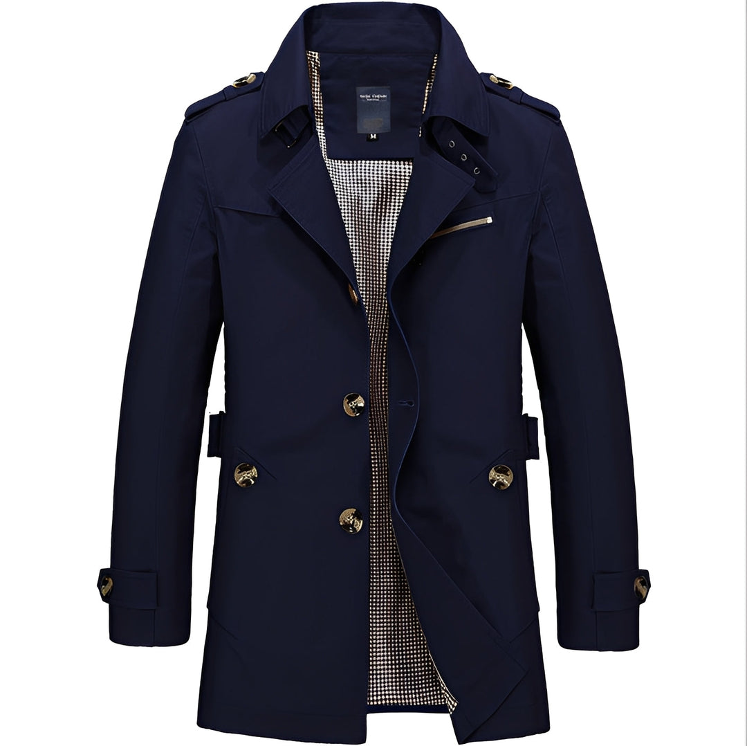 Drune | Eleganter Windbreaker Trenchcoat für Männer