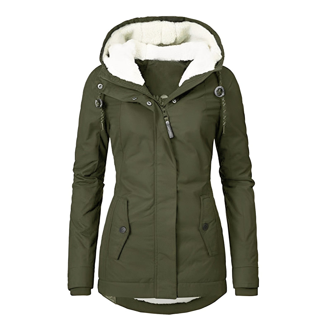 Drune | Bequeme Sherpa-Fleecejacke für Damen