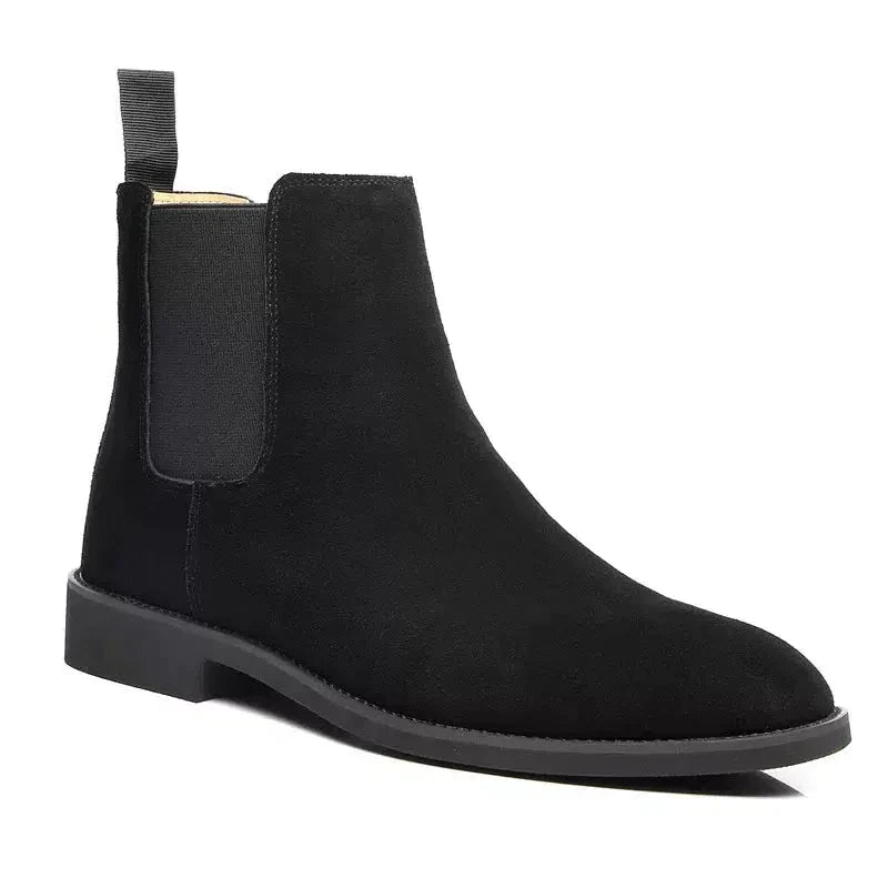 Drune | Luxe Kalb Wildleder Chelsea Boots Mit Leder Innensohle