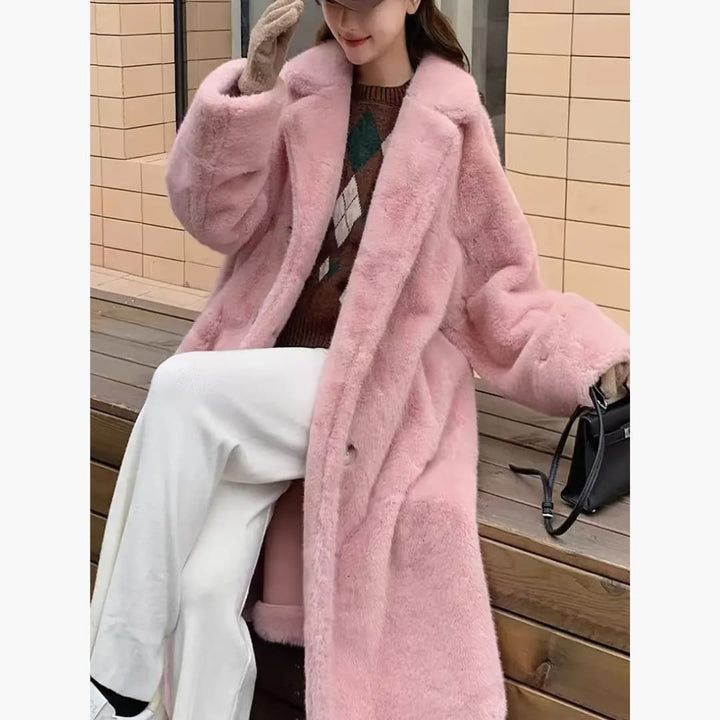Drune | Stilvoller Wintermantel mit Knopfdetails für Damen