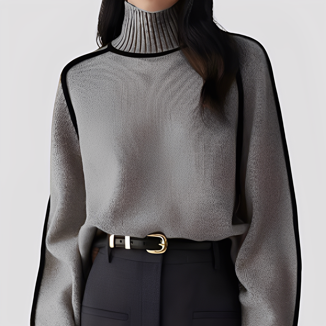 Drune | Eleganter, entspannter Damen-Rollkragenpullover