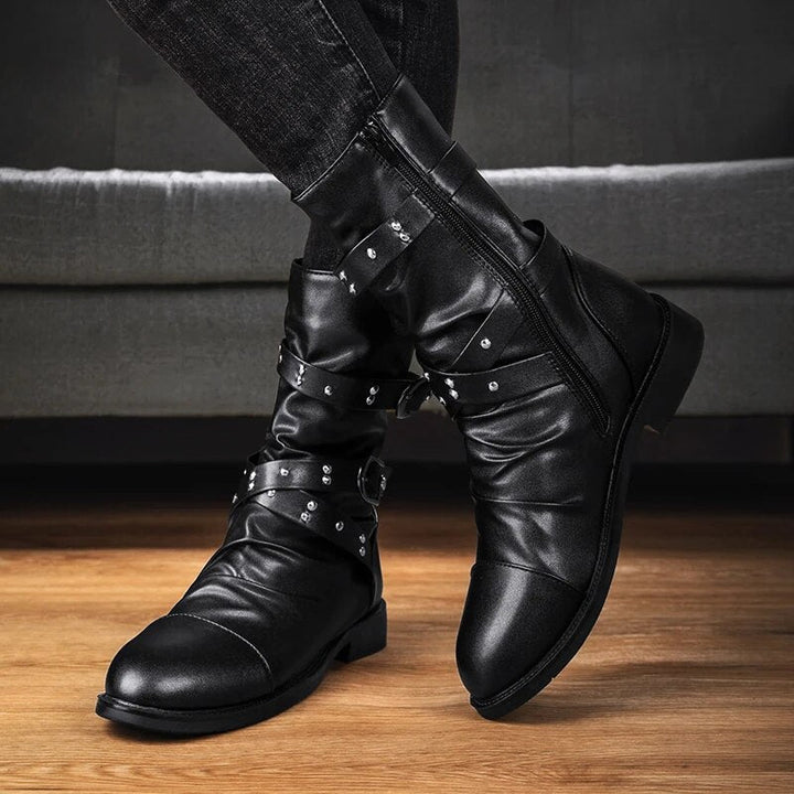 Drune | Stiefel Aus Weinlese Leder