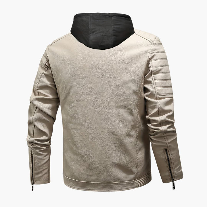 Drune | Softshell-Jacke mit Kapuze winddichte Jacke
