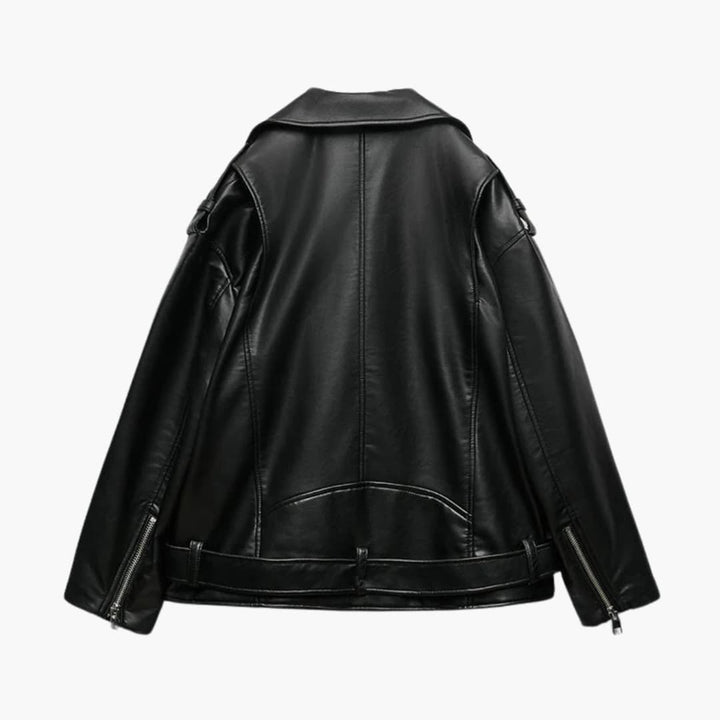 Drune | Trendy Bikerjacke aus Leder für Damen