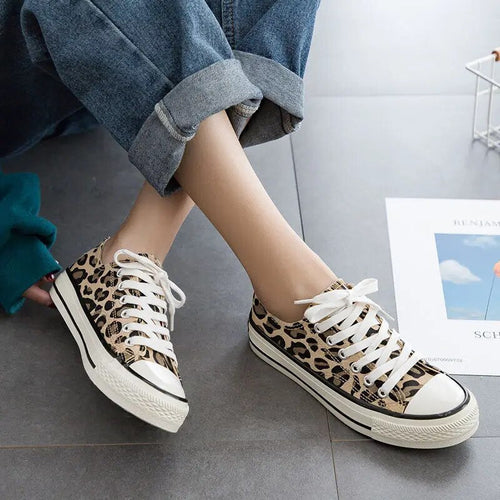 Drune | Leopard Turnschuhe
