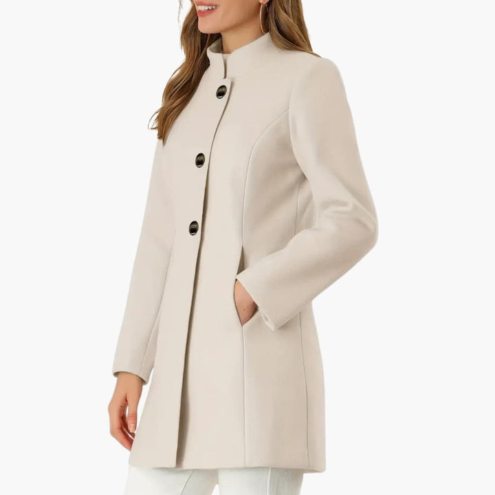 Drune | Eleganter Slim Fit-Mantel für Damen