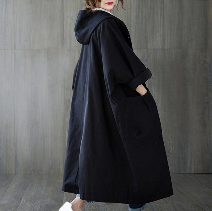 Drune | Trenchcoat Lang Für Frauen Warm