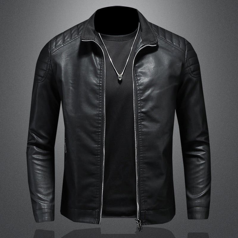 Drune | Stylische, Slim Fit Lederjacke für Männer