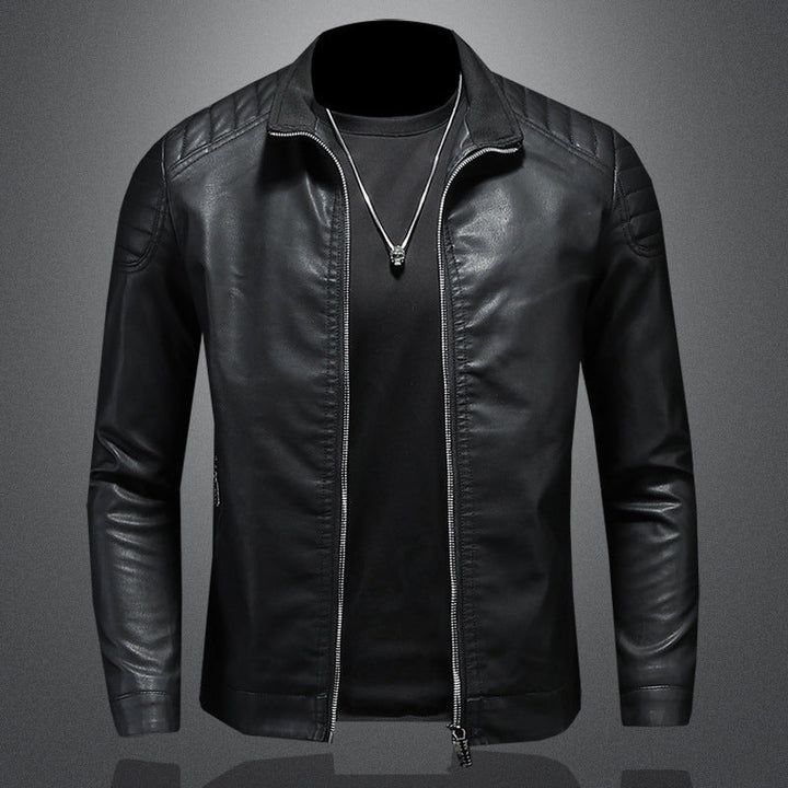 Drune | Stylische, Slim Fit Lederjacke für Männer