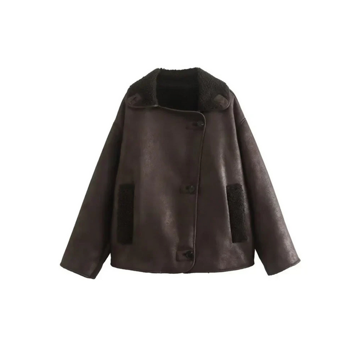 Drune | Winterstyle Langarmjacke mit Kragen für Damen