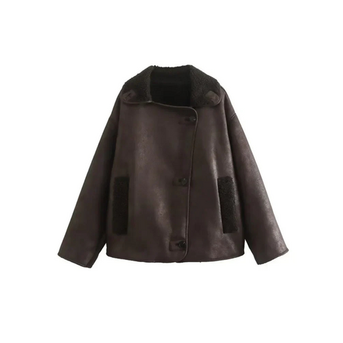 Drune | Winterstyle Langarmjacke mit Kragen für Damen