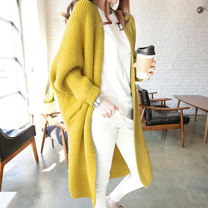 Drune | Cardigan - Lange Strickjacke - Oversized Fit - Offene Vorderseite - Weich und Warm