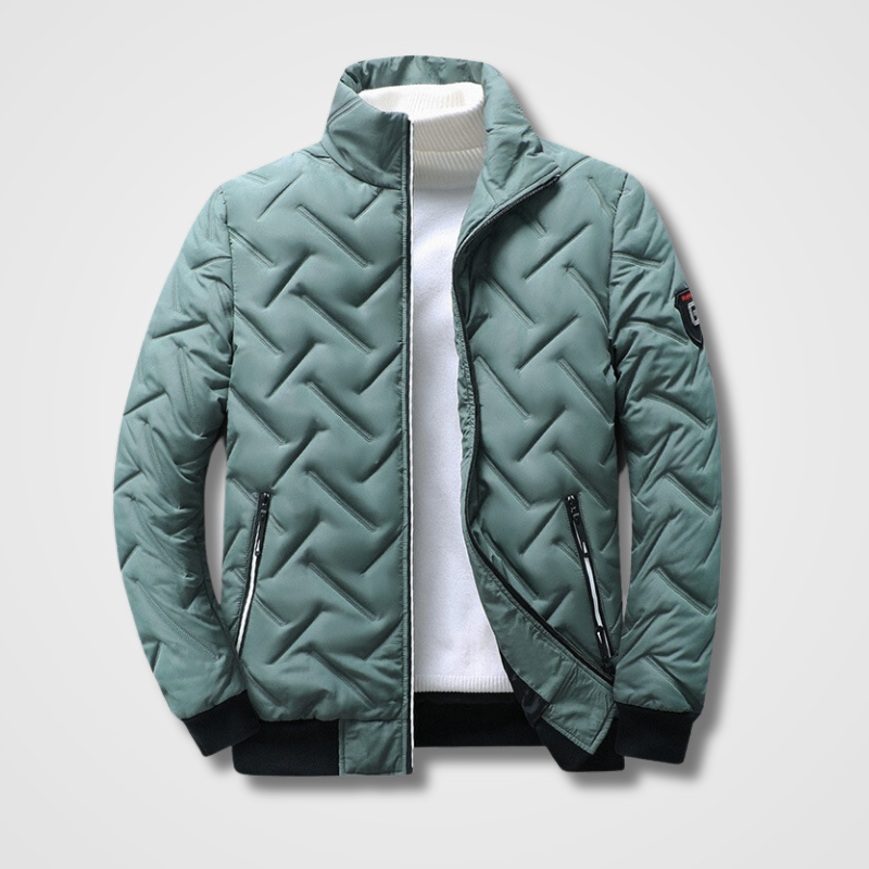 Drune | Herren Slim Fit Daunenjacke - Mit Reißverschluss